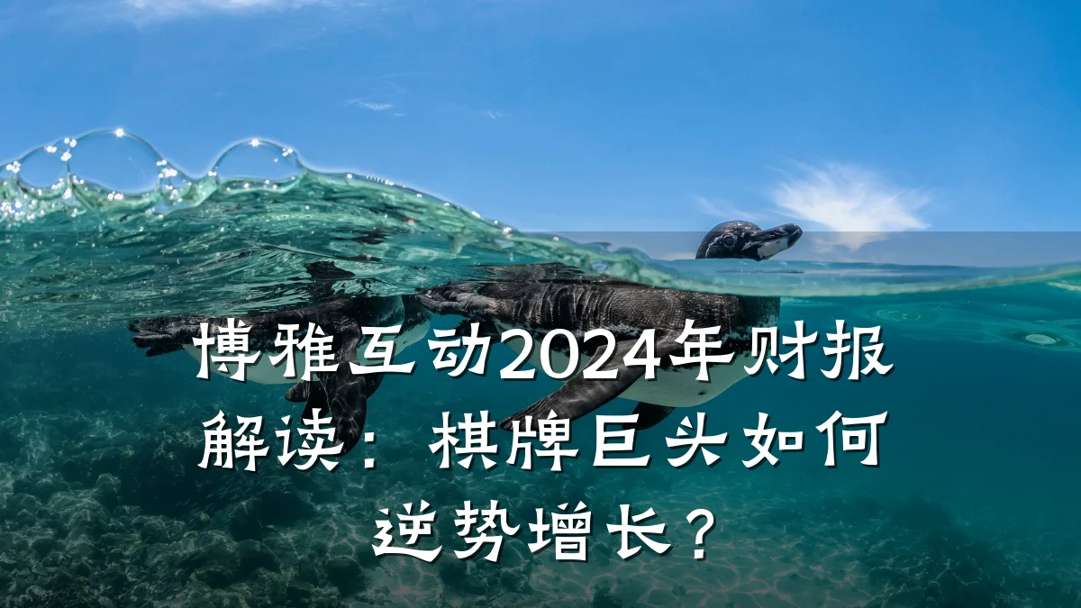 博雅互动2024年财报解读：棋牌巨头如何逆势增长？
