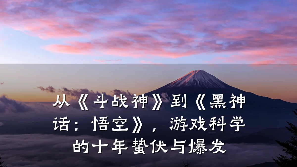 从《斗战神》到《黑神话:悟空》,游戏科学的十年蛰伏与爆发