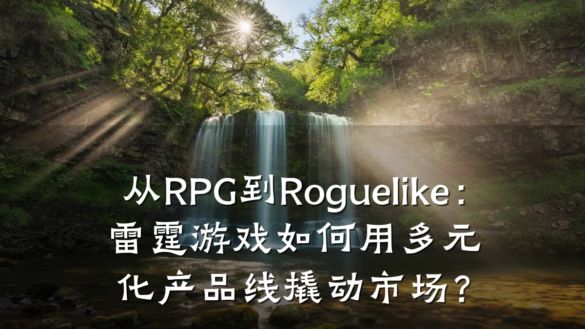 从RPG到Roguelike:雷霆游戏如何用多元化产品线撬动市场?