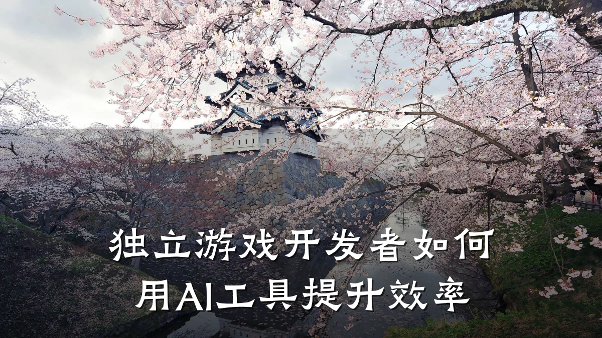 独立游戏开发者如何用AI工具提升效率
