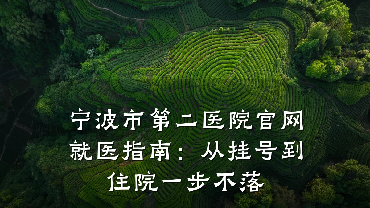 宁波市第二医院官网就医指南:从挂号到住院一步不落