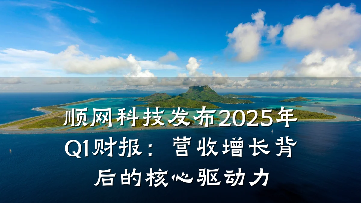 顺网科技发布2025年Q1财报:营收增长背后的核心驱动力