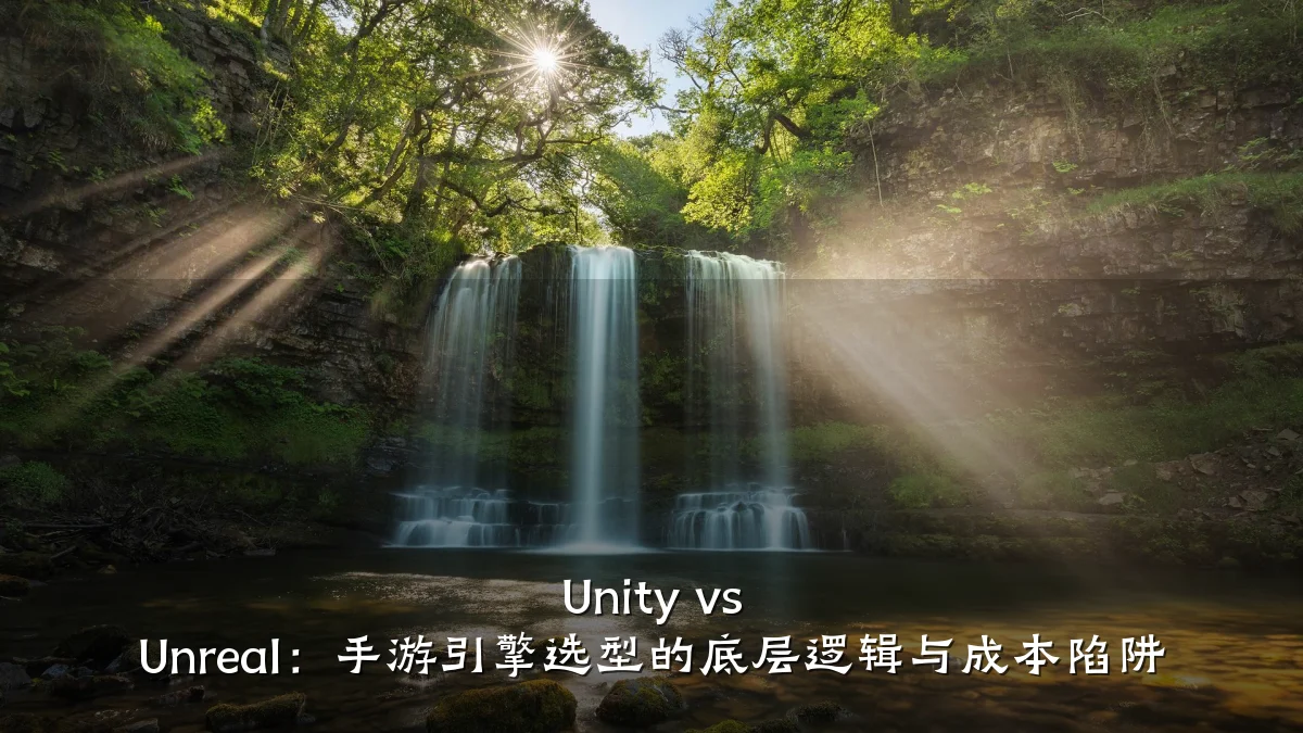 Unity vs Unreal：手游引擎选型的底层逻辑与成本陷阱