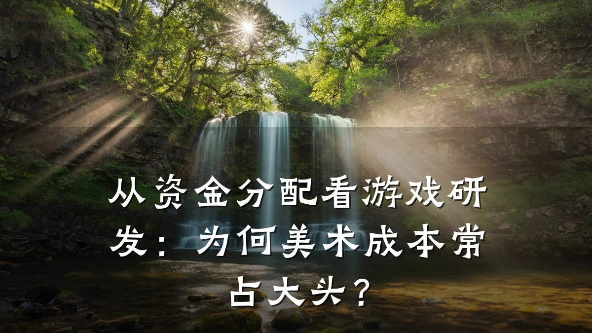 从资金分配看游戏研发:为何美术成本常占大头?