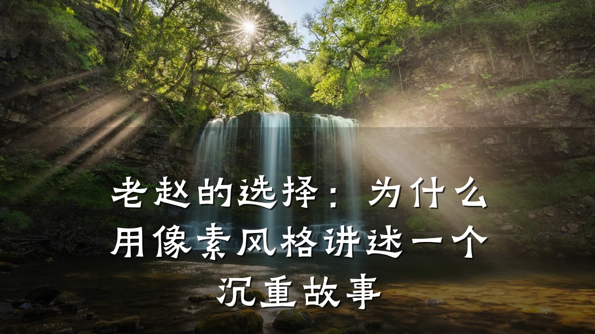 老赵的选择:为什么用像素风格讲述一个沉重故事