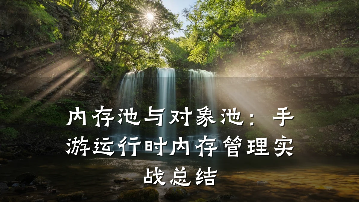 内存池与对象池:手游运行时内存管理实战总结