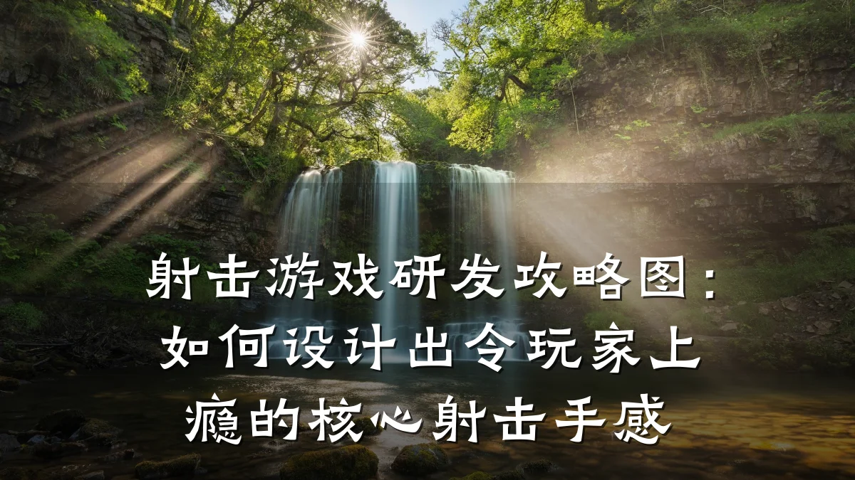 射击游戏研发攻略图:如何设计出令玩家上瘾的核心射击手感