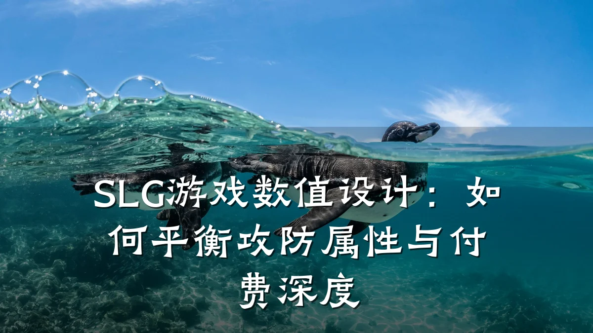 SLG游戏数值设计:如何平衡攻防属性与付费深度