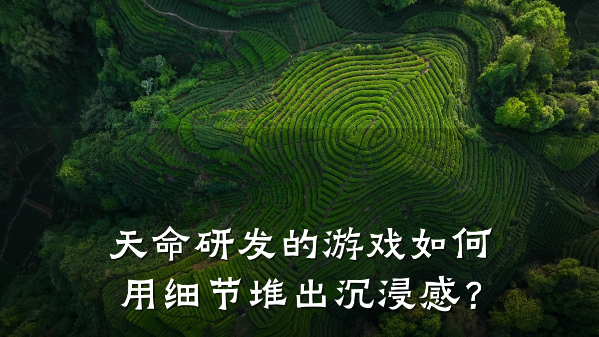 天命研发的游戏如何用细节堆出沉浸感?