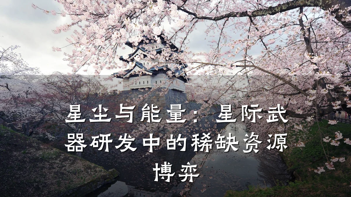 星尘与能量:星际武器研发中的稀缺资源博弈