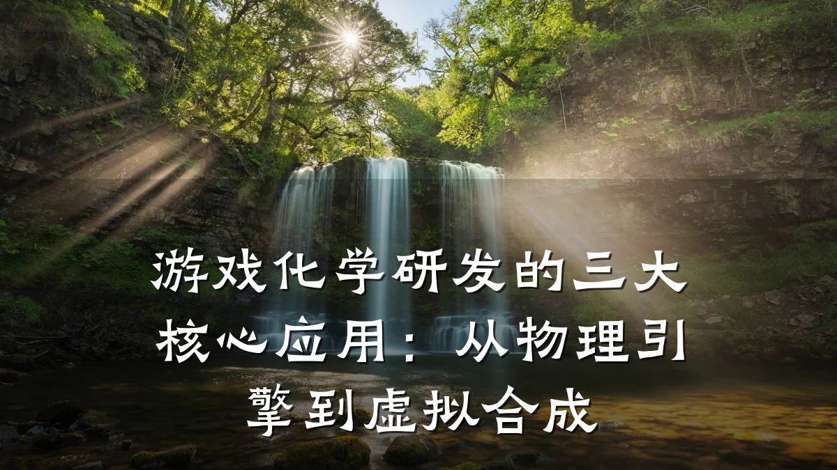 游戏化学研发的三大核心应用:从物理引擎到虚拟合成