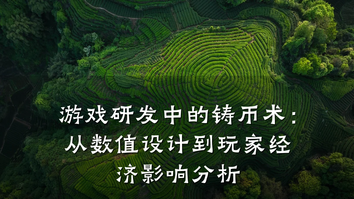 游戏研发中的铸币术:从数值设计到玩家经济影响分析