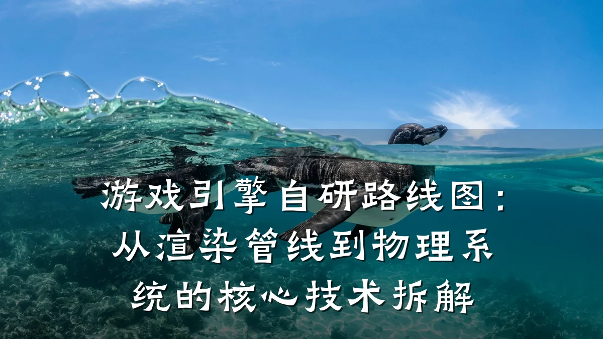 游戏引擎自研路线图:从渲染管线到物理系统的核心技术拆解