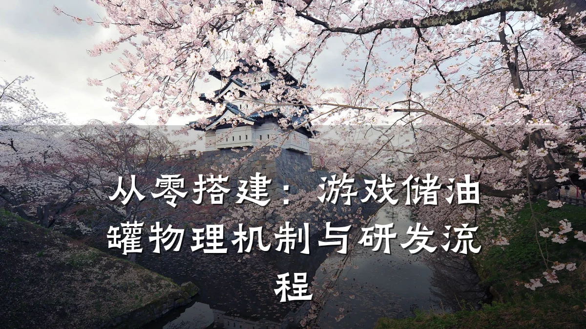 从零搭建：游戏储油罐物理机制与研发流程