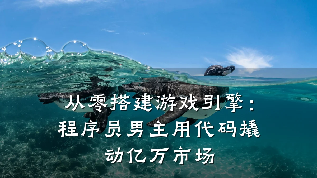 从零搭建游戏引擎:程序员男主用代码撬动亿万市场