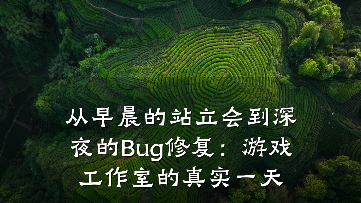 从早晨的站立会到深夜的Bug修复:游戏工作室的真实一天