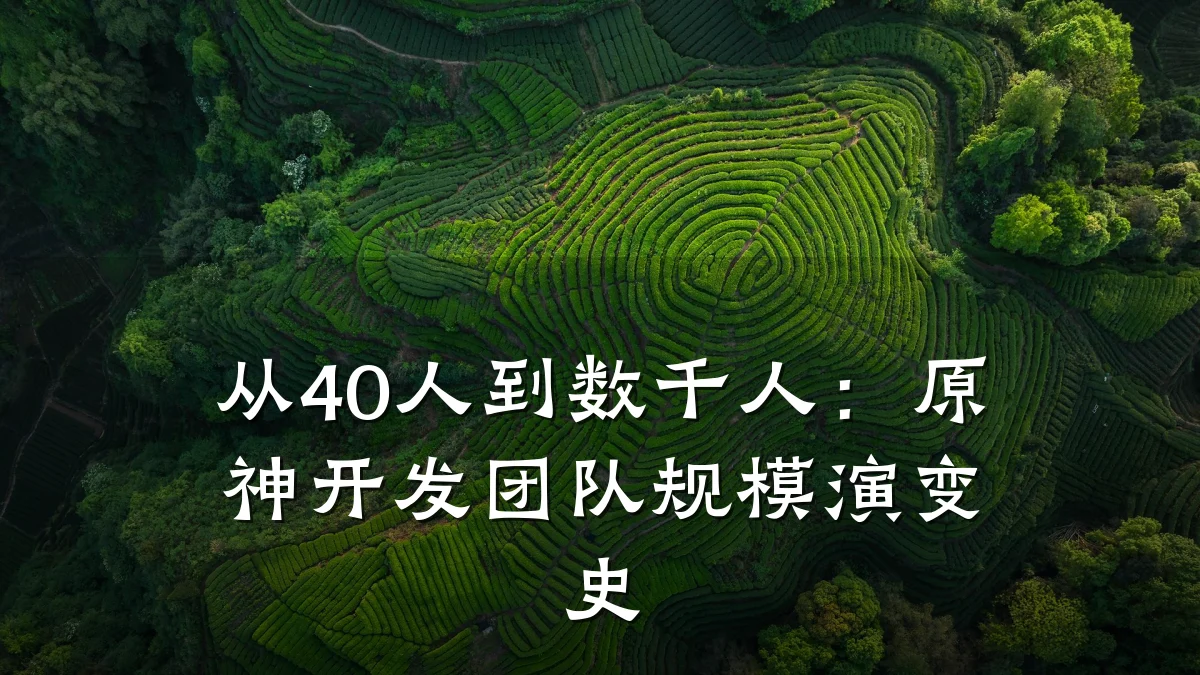 从40人到数千人:原神开发团队规模演变史