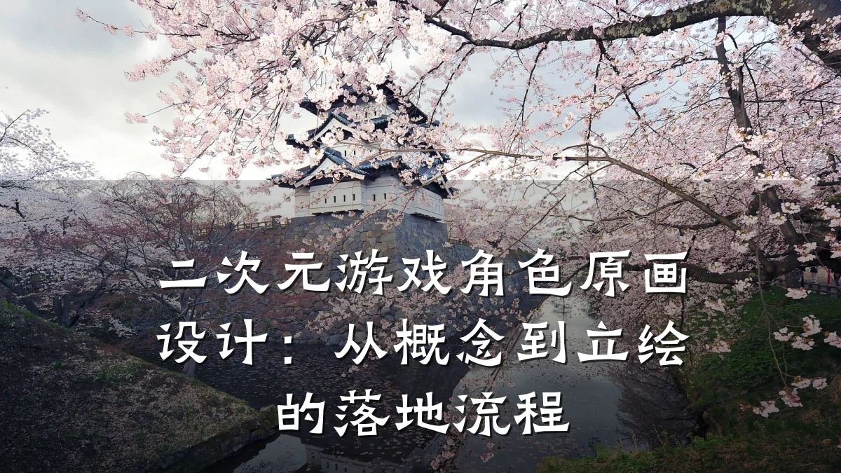 二次元游戏角色原画设计:从概念到立绘的落地流程