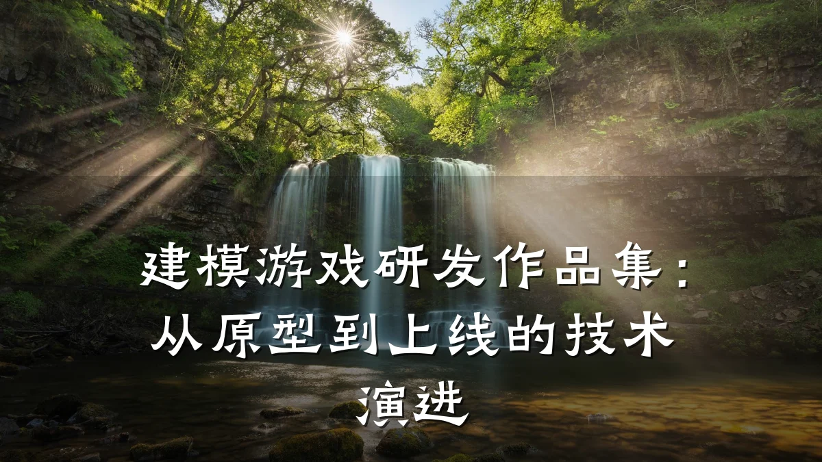 建模游戏研发作品集:从原型到上线的技术演进