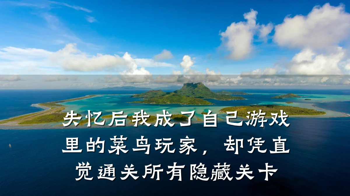 失忆后我成了自己游戏里的菜鸟玩家,却凭直觉通关所有隐藏关卡