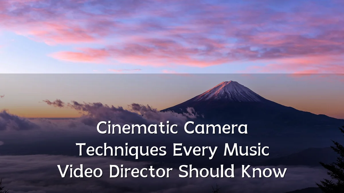 Cinematic Camera Techniques Every Music Video Director Should Know