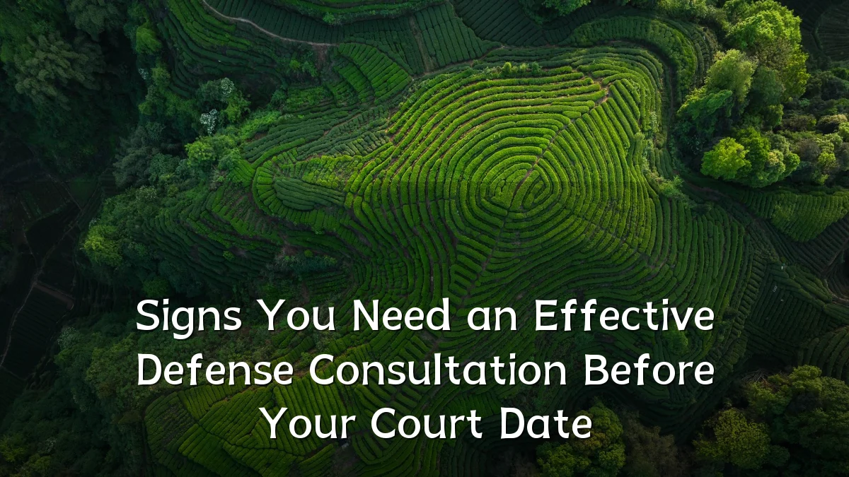 Signs You Need an Effective Defense Consultation Before Your Court Date