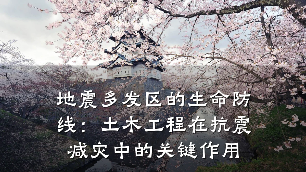 地震多发区的生命防线:土木工程在抗震减灾中的关键作用