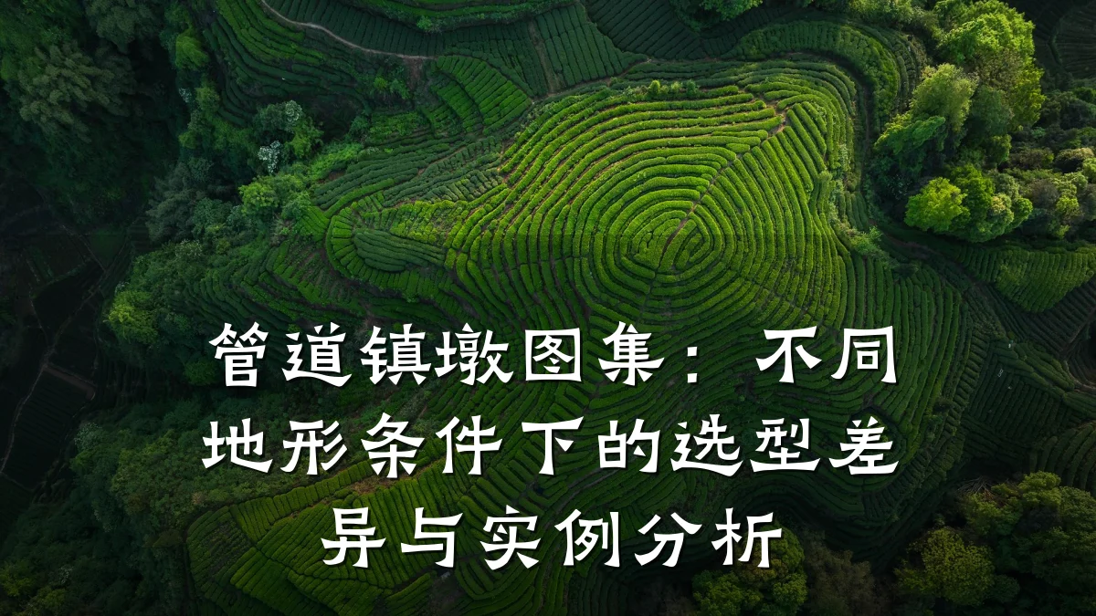 管道镇墩图集:不同地形条件下的选型差异与实例分析