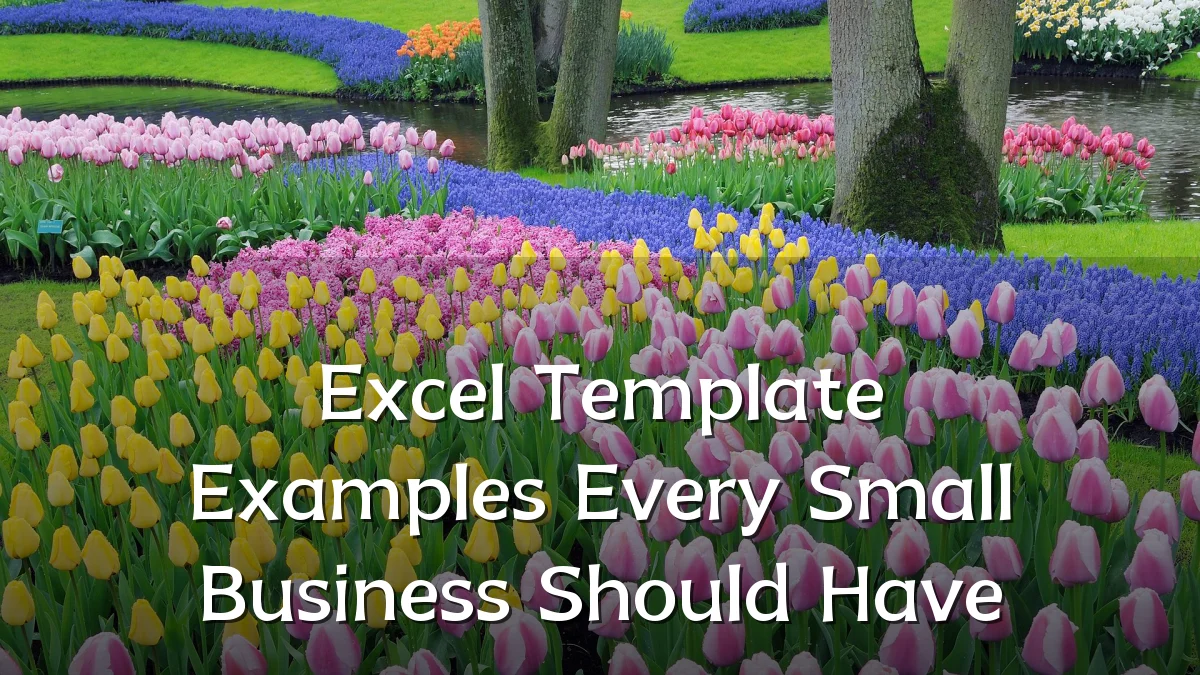 Excel Template Examples Every Small Business Should Have